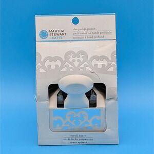 Martha Stewart Crafts "Scroll Heart" Deep Edge Punch